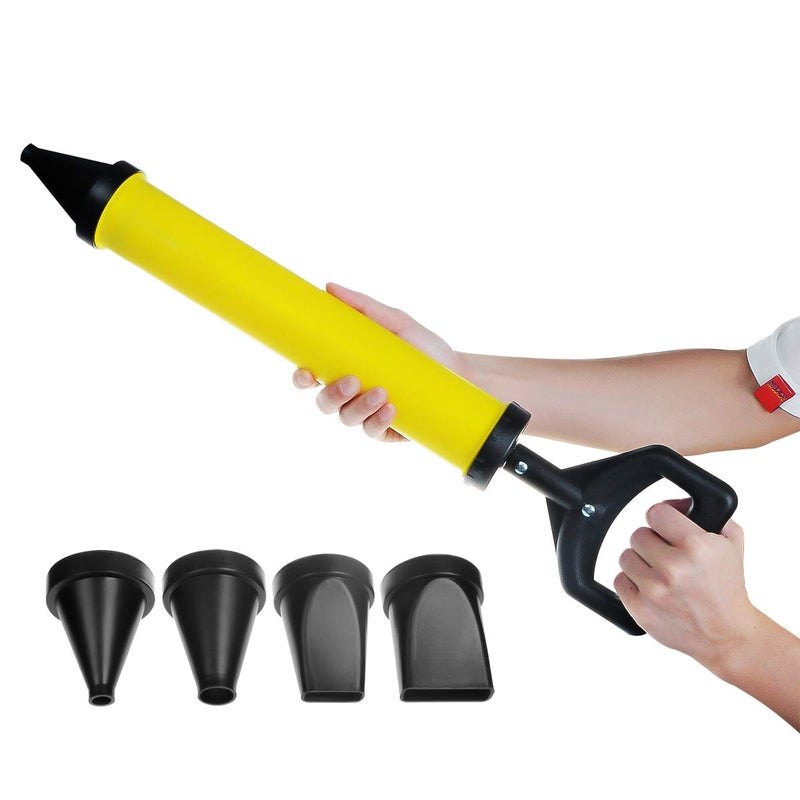 YXQ Grout Caulking Guns Hand Tool Pump with 4 Nozzle for Grouting Stone and Concrete Cement Lime - Image 1